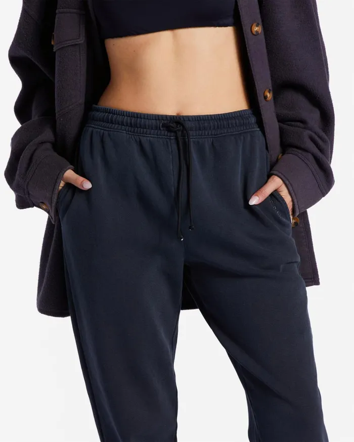 Billabong Pants Women My Only Joggers Black Sands Billabong Pants Women My Only Joggers Black Sands