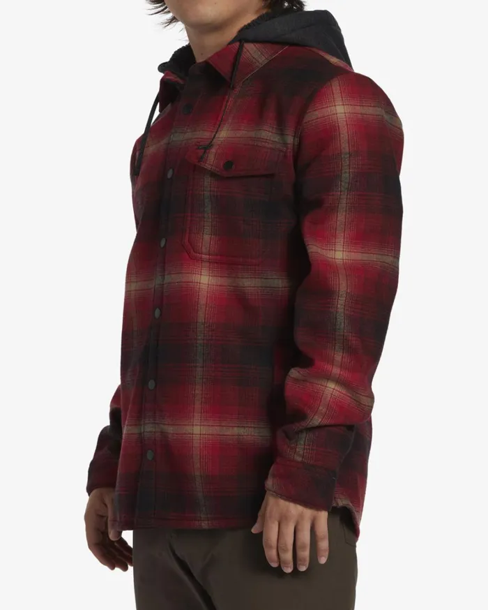 Billabong Shirts Men ADiv Furnace Bonded Flannel Shirt Coral Billabong Shirts Men ADiv Furnace Bonded Flannel Shirt Coral