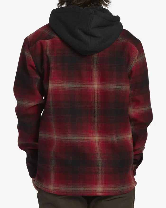 Billabong Shirts Men ADiv Furnace Bonded Flannel Shirt Coral Billabong Shirts Men ADiv Furnace Bonded Flannel Shirt Coral