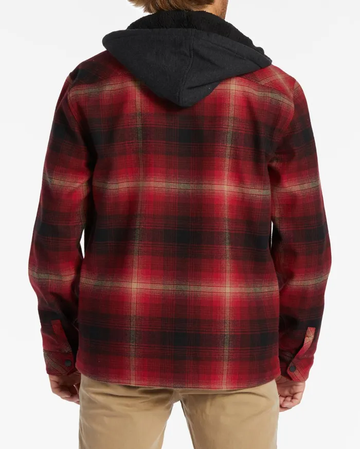 Billabong Shirts Men ADiv Furnace Bonded Flannel Shirt Coral Billabong Shirts Men ADiv Furnace Bonded Flannel Shirt Coral