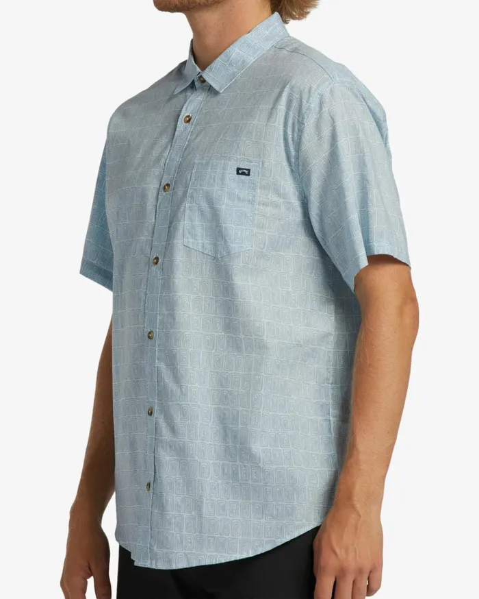 Billabong Shirts Men Sundays Mini Short Sleeve Shirt Coastal Billabong Shirts Men Sundays Mini Short Sleeve Shirt Coastal
