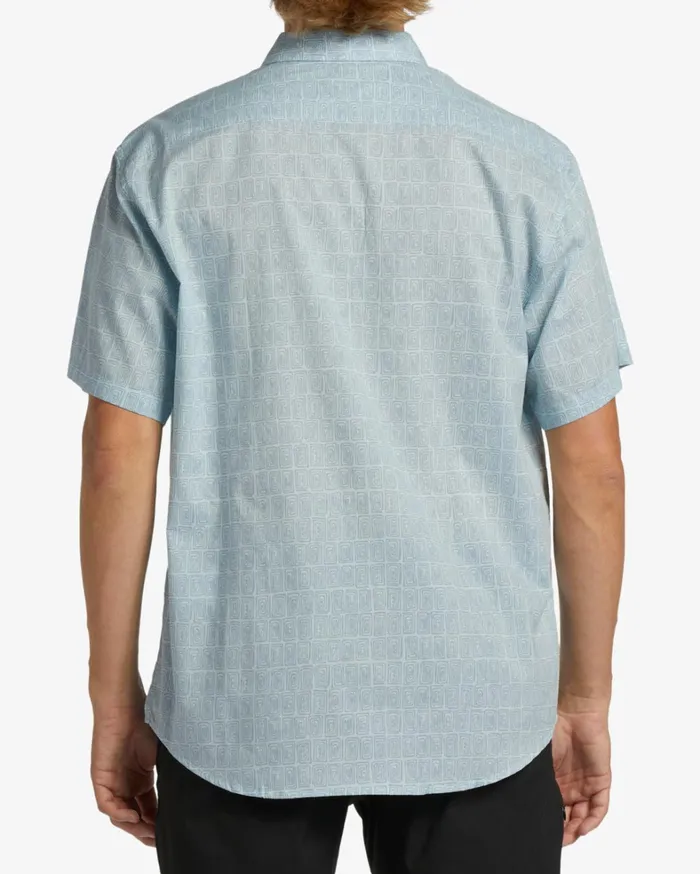 Billabong Shirts Men Sundays Mini Short Sleeve Shirt Coastal Billabong Shirts Men Sundays Mini Short Sleeve Shirt Coastal