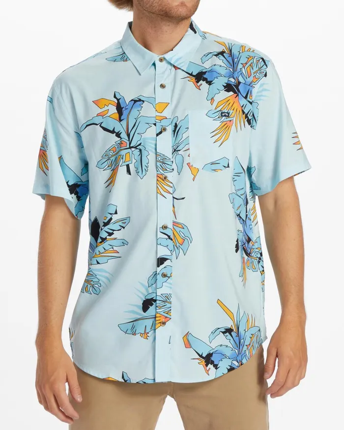 Billabong Shirts Men Sundays Short Sleeve Shirt Coastal