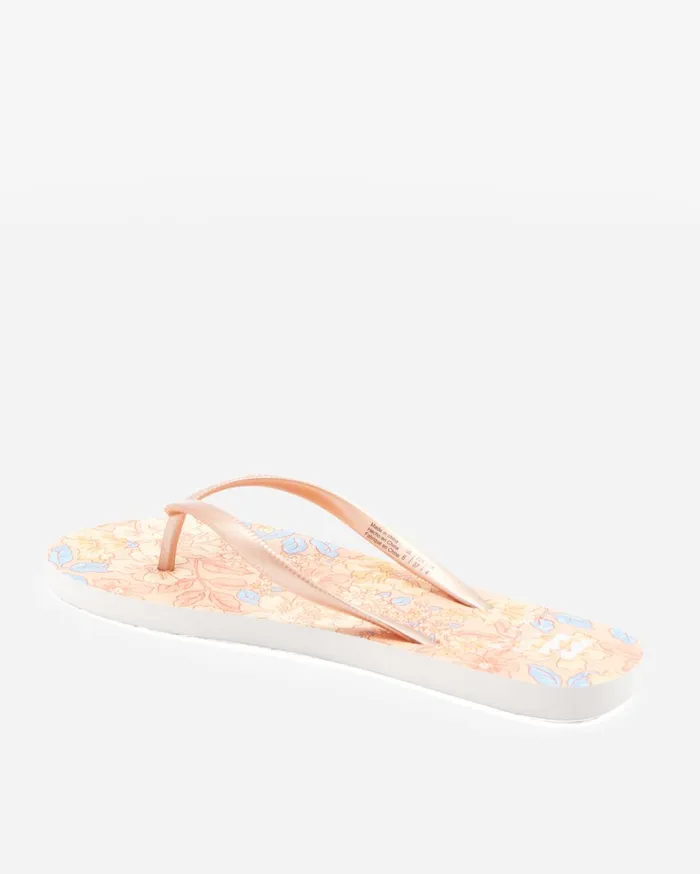 Billabong Shoes Women Dama Rubber Flip Flop Sandals Light Melon Billabong Shoes Women Dama Rubber Flip Flop Sandals Light Melon