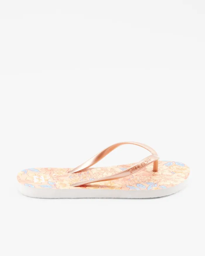 Billabong Shoes Women Dama Rubber Flip Flop Sandals Light Melon Billabong Shoes Women Dama Rubber Flip Flop Sandals Light Melon