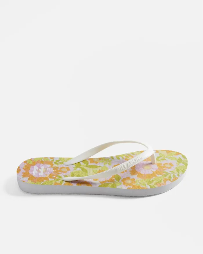Billabong Shoes Women Dama Rubber Flip Flop Sandals Orange Peel Billabong Shoes Women Dama Rubber Flip Flop Sandals Orange Peel