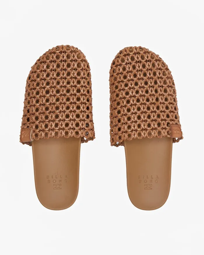 Billabong Shoes Women Maddie Slider Sandals Tan