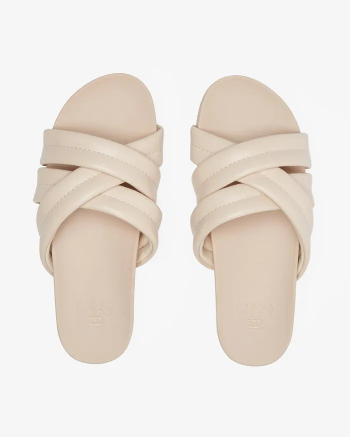 Billabong Shoes Women Serena Slider Sandals Cashew