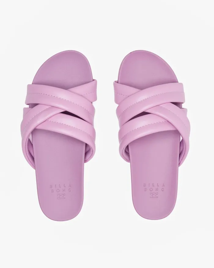 Billabong Shoes Women Serena Slider Sandals Lilac