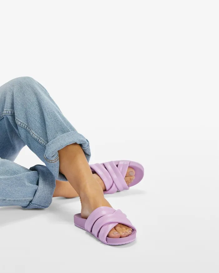 Billabong Shoes Women Serena Slider Sandals Lilac Billabong Shoes Women Serena Slider Sandals Lilac