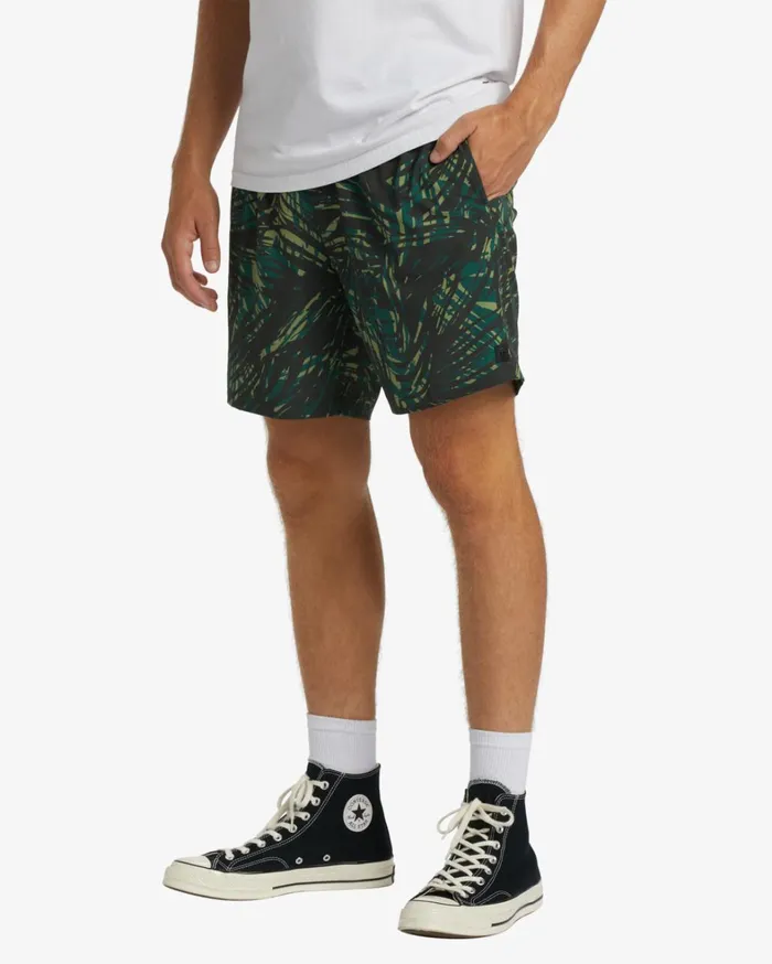 Billabong Shorts Men ADiv Surftrek Elastic Waist Shorts 17034 Jungle Billabong Shorts Men ADiv Surftrek Elastic Waist Shorts 17034 Jungle