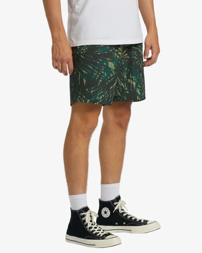 Billabong Shorts Men ADiv Surftrek Elastic Waist Shorts 17034 Jungle Billabong Shorts Men ADiv Surftrek Elastic Waist Shorts 17034 Jungle