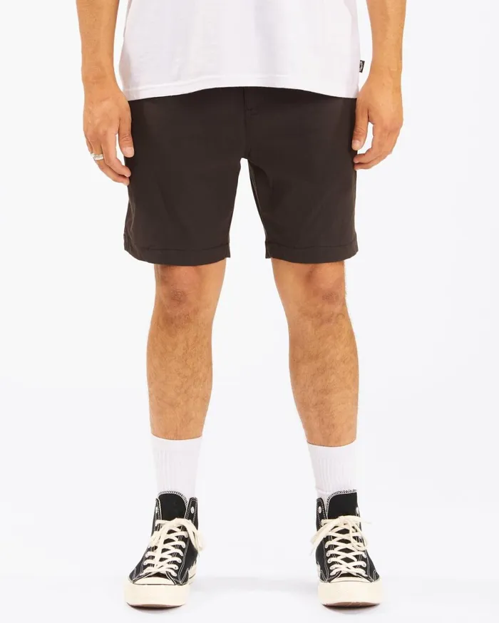Billabong Shorts Men ADiv Surftrek Plus Organic Elastic Waist Shorts 19034 Black Billabong Shorts Men ADiv Surftrek Plus Organic Elastic Waist Shorts 19034 Black