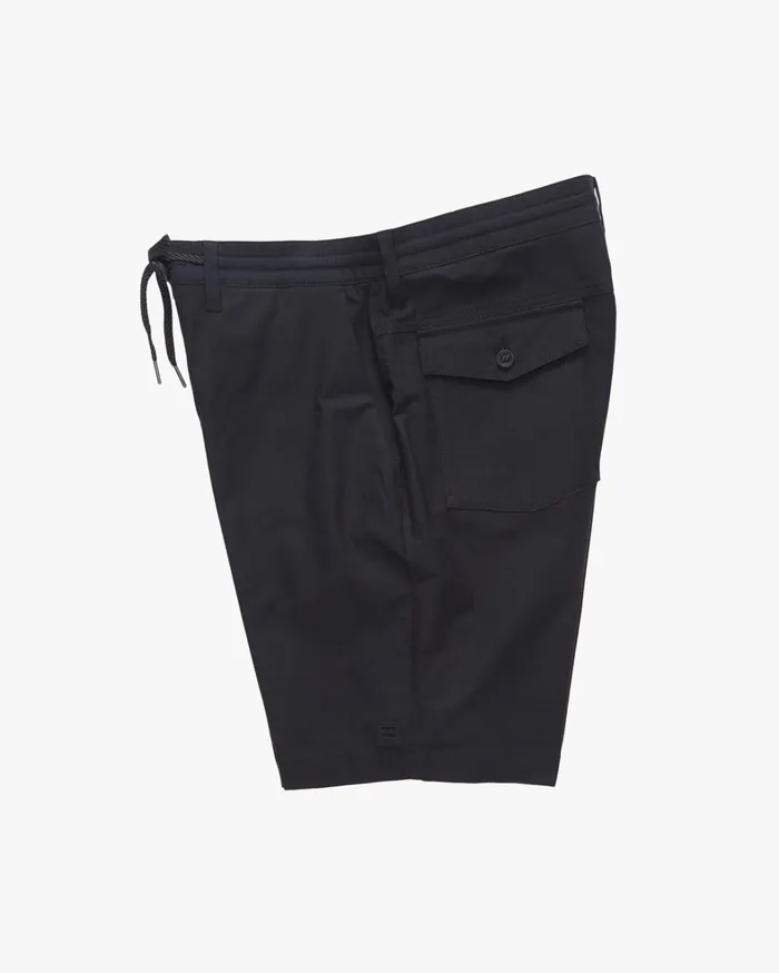 Billabong Shorts Men ADiv Surftrek Plus Organic Elastic Waist Shorts 19034 Black Billabong Shorts Men ADiv Surftrek Plus Organic Elastic Waist Shorts 19034 Black