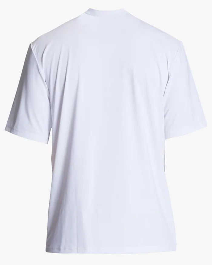 Billabong Shorts Men Arch Mesh Loose Fit UPF 50 Short Sleeve Surf Tee White Billabong Shorts Men Arch Mesh Loose Fit UPF 50 Short Sleeve Surf Tee White