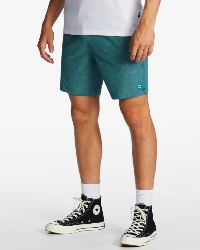 Billabong Shorts Men Crossfire Elastic Waist Submersible Shorts 18034 Cyan Billabong Shorts Men Crossfire Elastic Waist Submersible Shorts 18034 Cyan