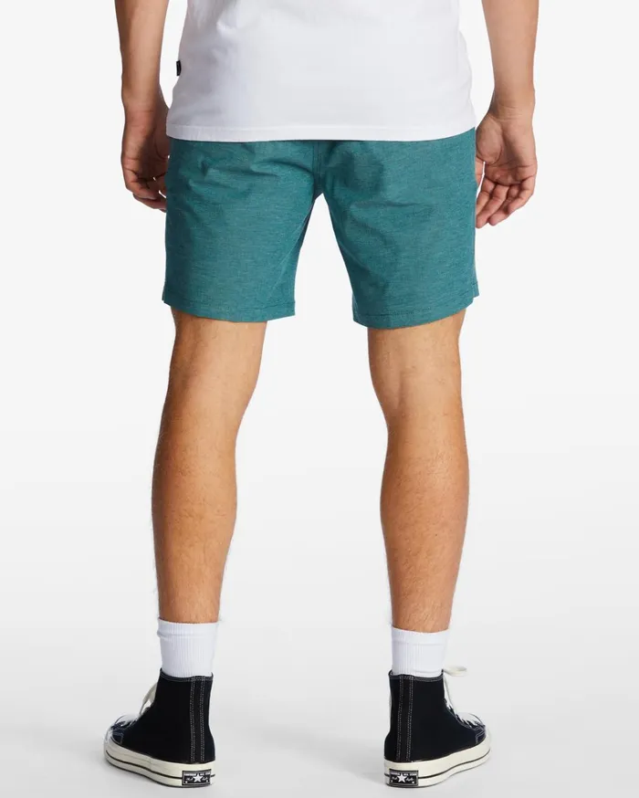 Billabong Shorts Men Crossfire Elastic Waist Submersible Shorts 18034 Cyan Billabong Shorts Men Crossfire Elastic Waist Submersible Shorts 18034 Cyan