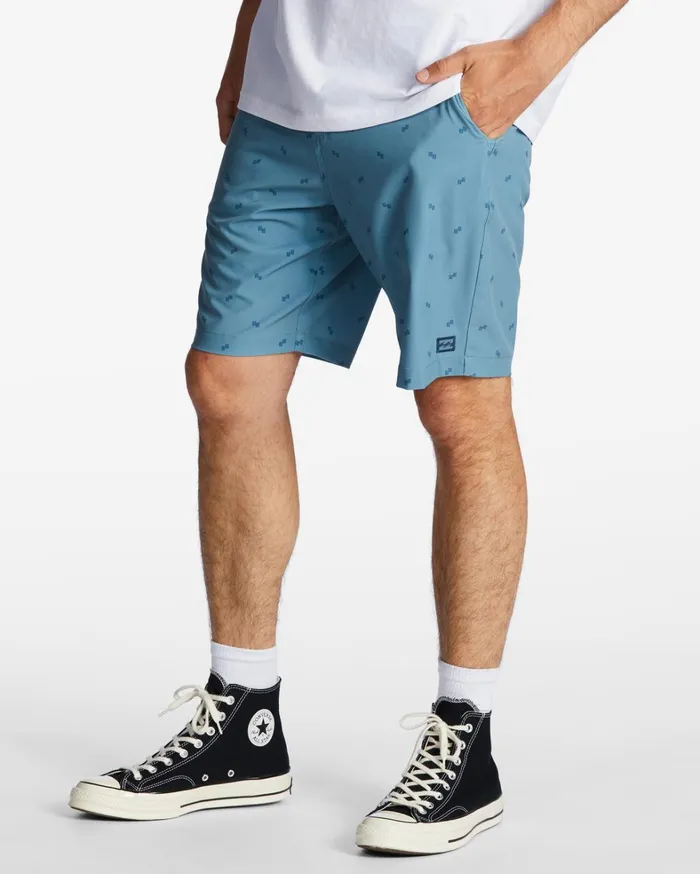 Billabong Shorts Men Crossfire Mid Submersible 19034 Shorts Washed Blue Billabong Shorts Men Crossfire Mid Submersible 19034 Shorts Washed Blue