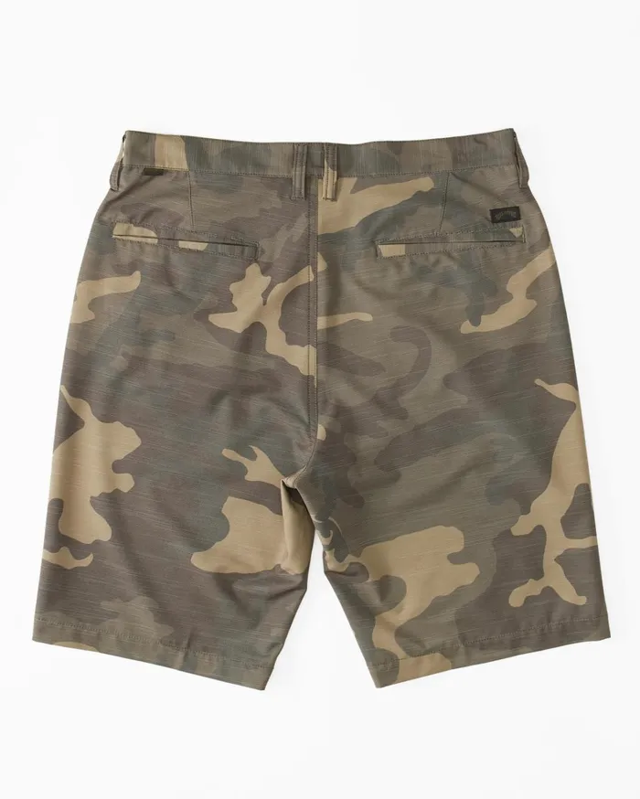 Billabong Shorts Men Crossfire Slub Submersible Shorts 21034 Green Camo Billabong Shorts Men Crossfire Slub Submersible Shorts 21034 Green Camo