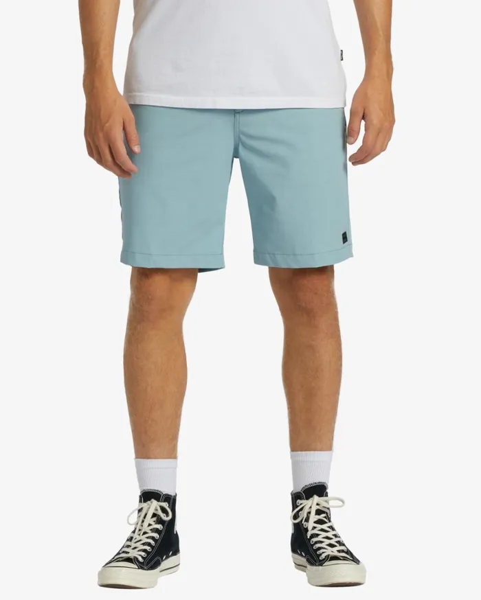 Billabong Shorts Men Crossfire Solid Submersible Shorts 20034 Cloud Blue