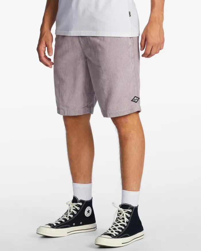 Billabong Shorts Men Larry Corduroy 20034 Shorts Grey Violet Billabong Shorts Men Larry Corduroy 20034 Shorts Grey Violet