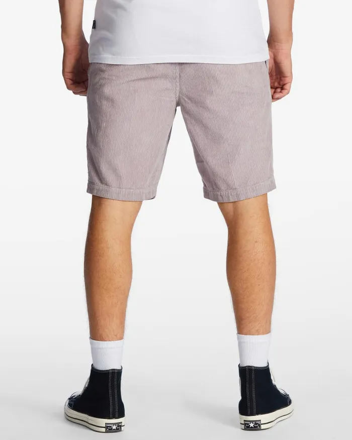 Billabong Shorts Men Larry Corduroy 20034 Shorts Grey Violet Billabong Shorts Men Larry Corduroy 20034 Shorts Grey Violet
