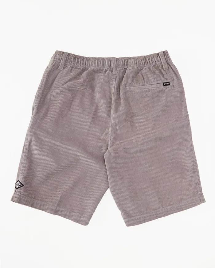Billabong Shorts Men Larry Corduroy 20034 Shorts Grey Violet Billabong Shorts Men Larry Corduroy 20034 Shorts Grey Violet