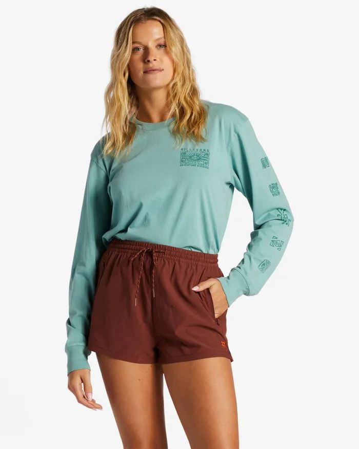 Billabong Shorts Women ADiv Relaxed Adventure Shorts Rosewood