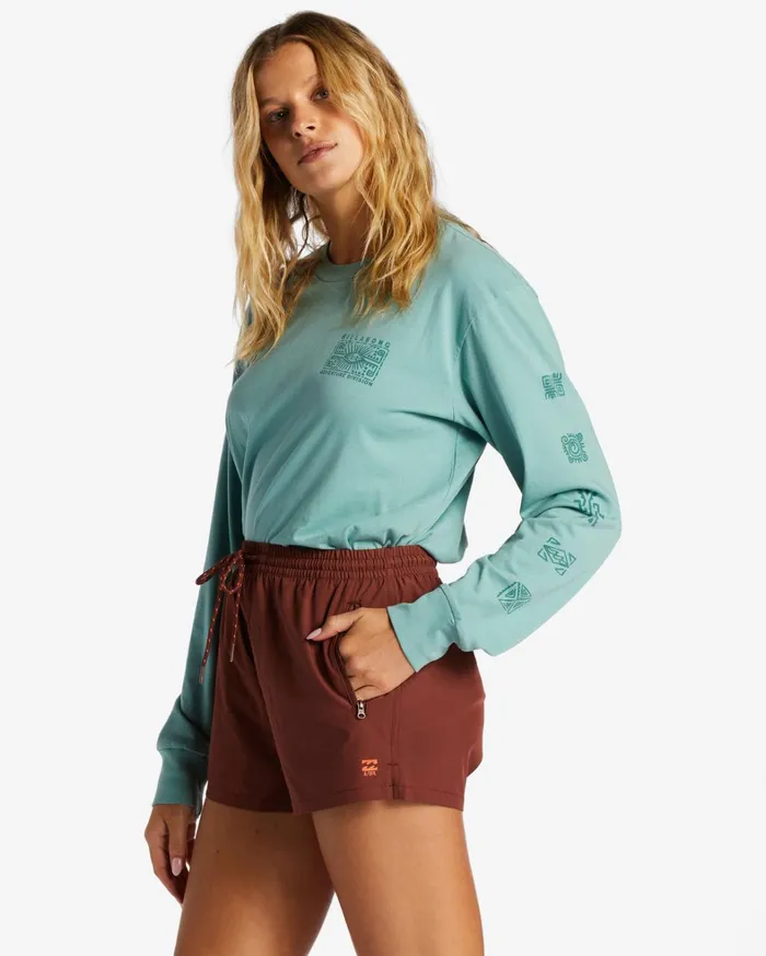 Billabong Shorts Women ADiv Relaxed Adventure Shorts Rosewood Billabong Shorts Women ADiv Relaxed Adventure Shorts Rosewood