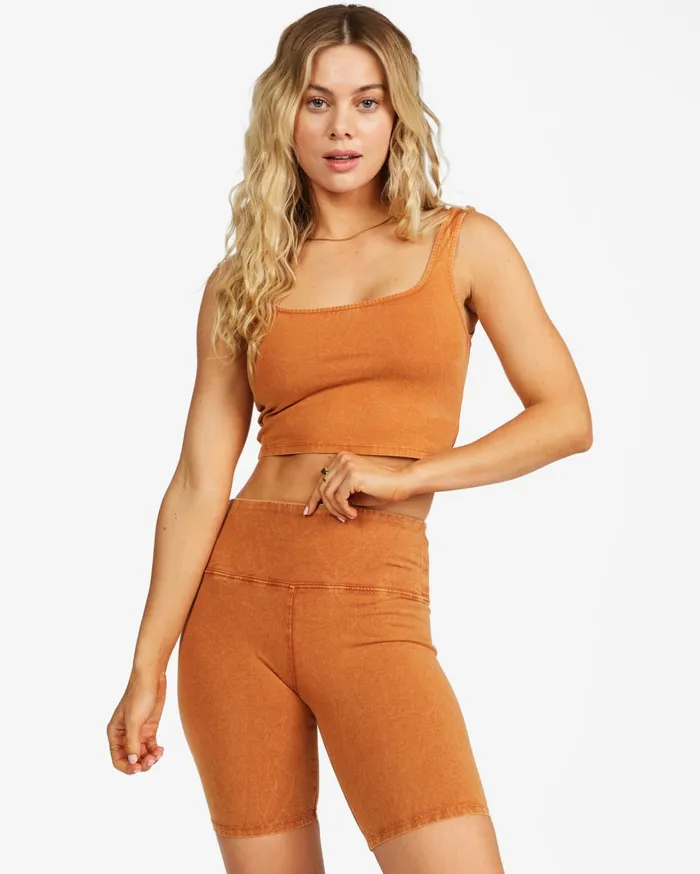 Billabong Shorts Women Biker Babe Shorts Toffee