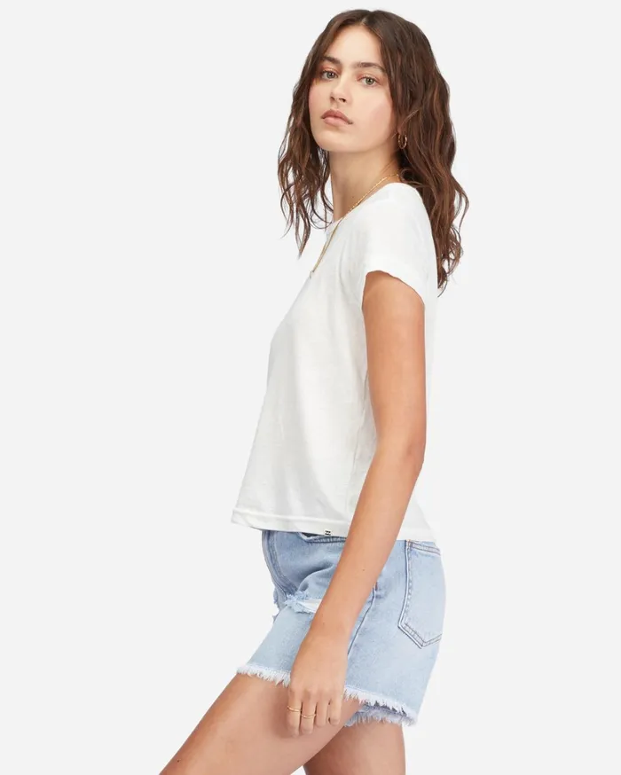 Billabong Shorts Women How Bout That Denim Shorts Indigo Rinse Billabong Shorts Women How Bout That Denim Shorts Indigo Rinse