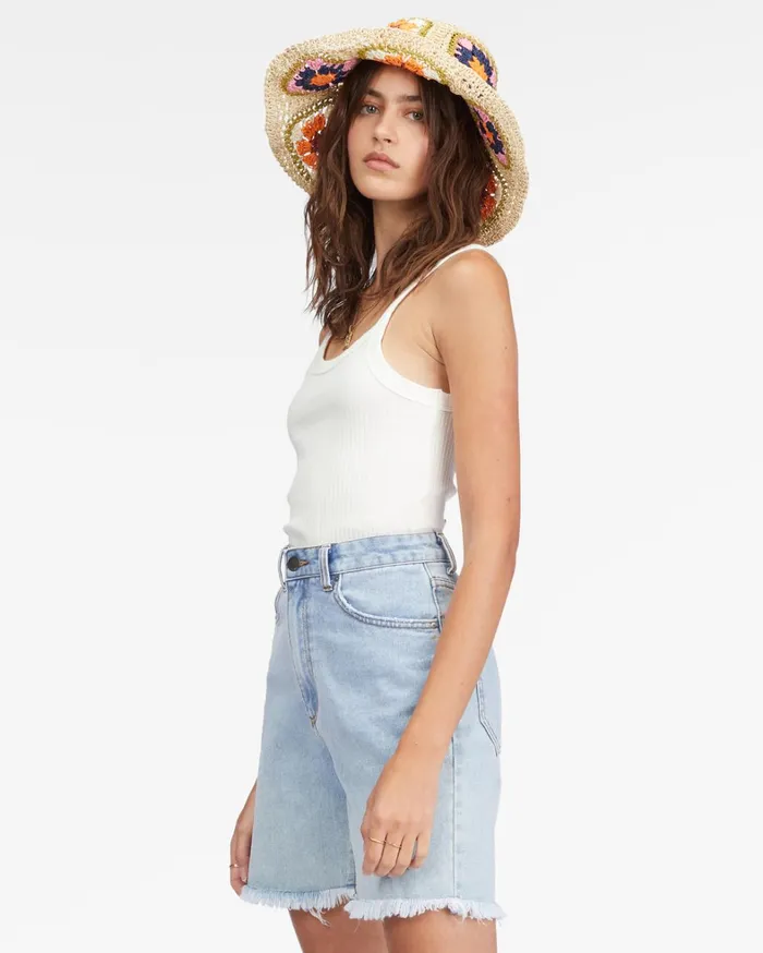 Billabong Shorts Women Long Time Denim Shorts Sweet Blue 1 Billabong Shorts Women Long Time Denim Shorts Sweet Blue 1