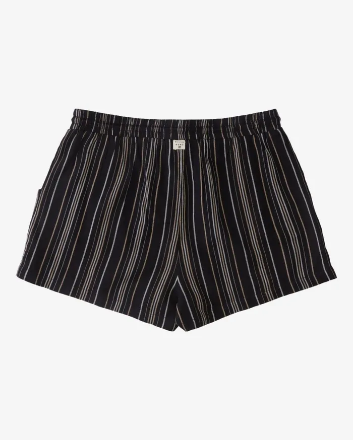 Billabong Shorts Women Road Rider Elastic Waist Shorts Black Multi Billabong Shorts Women Road Rider Elastic Waist Shorts Black Multi