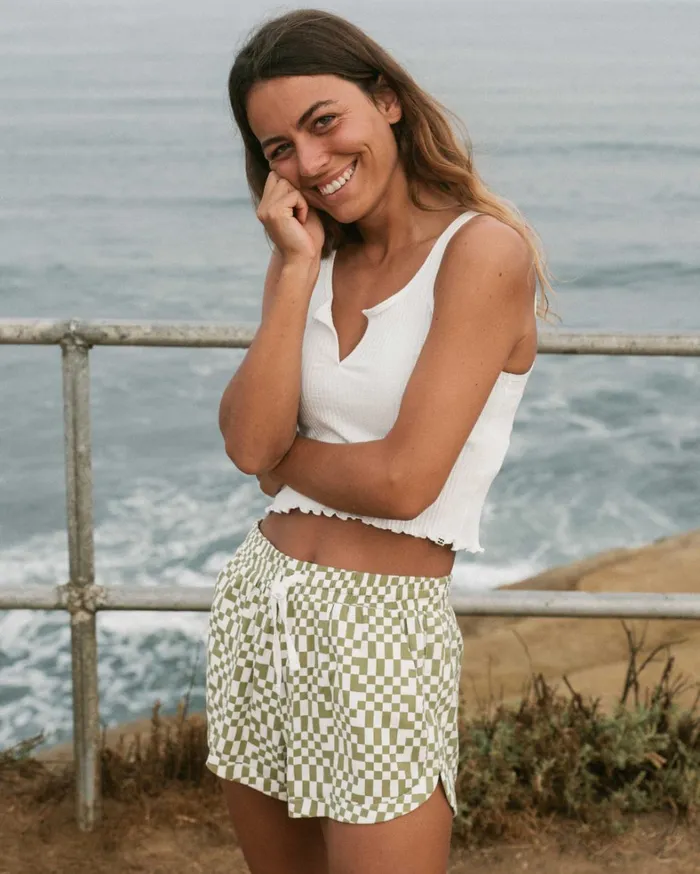 Billabong Shorts Women Road Trippin Shorts Avocado