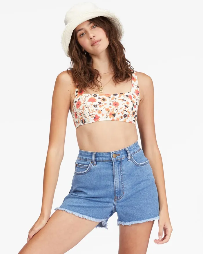 Billabong Shorts Women So Cheeky Denim Shorts Costa Blue