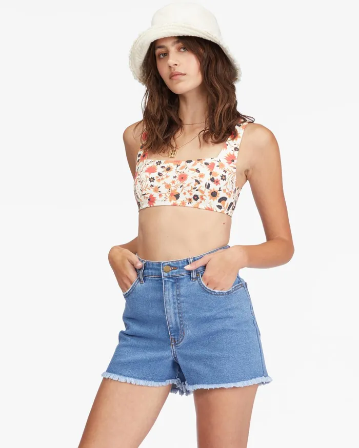 Billabong Shorts Women So Cheeky Denim Shorts Costa Blue Billabong Shorts Women So Cheeky Denim Shorts Costa Blue