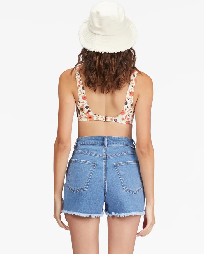 Billabong Shorts Women So Cheeky Denim Shorts Costa Blue Billabong Shorts Women So Cheeky Denim Shorts Costa Blue