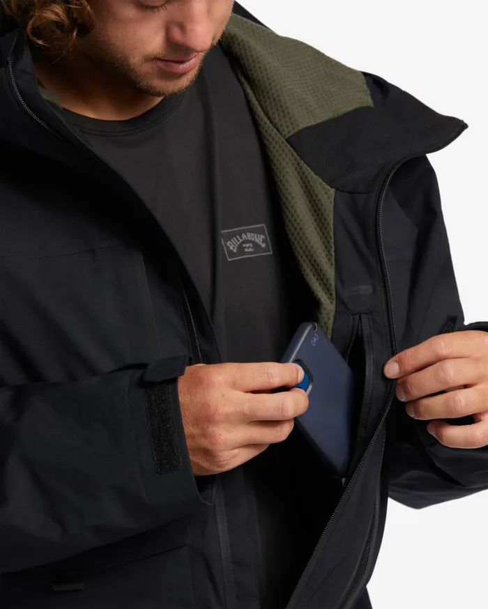 Billabong Snow Jackets Men ADiv Prism SYMPATEX 45K Insulated Snow Jacket Black Billabong Snow Jackets Men ADiv Prism SYMPATEX 45K Insulated Snow Jacket Black