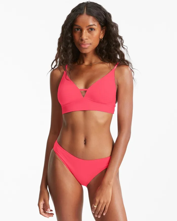Billabong Solid Swimwear Women Sol Searcher Lowrider Bikini Bottoms Coral Dream