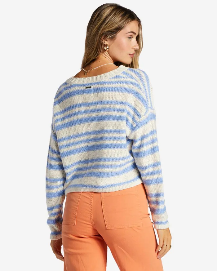 Billabong Sweaters Women Make Way Sweater Outta The Blue Billabong Sweaters Women Make Way Sweater Outta The Blue
