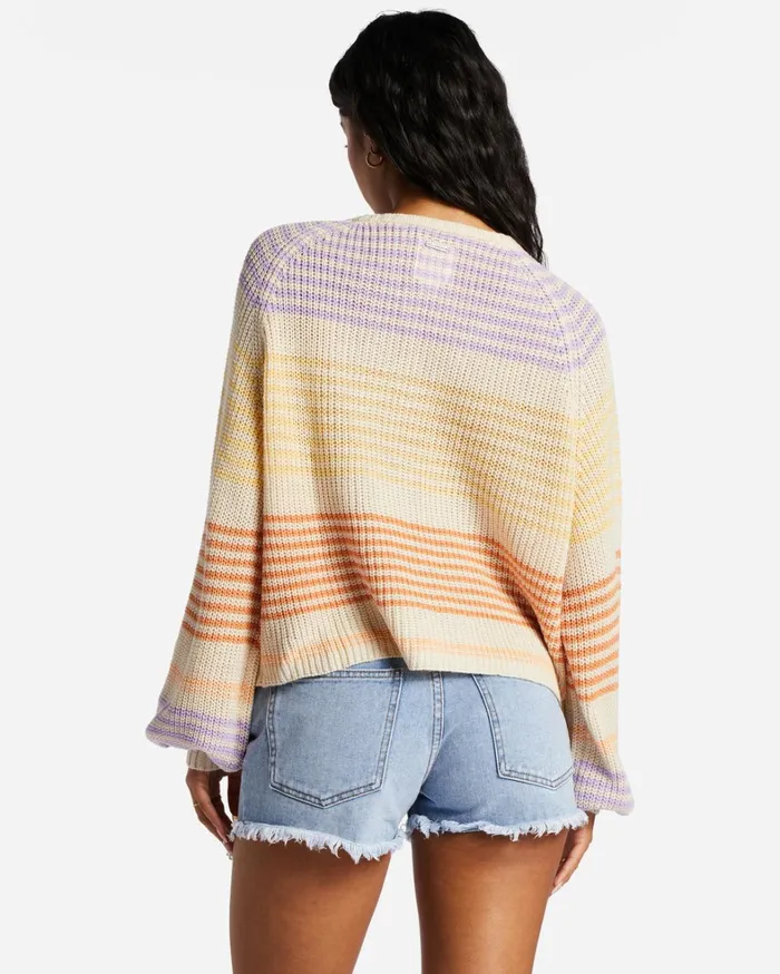 Billabong Sweaters Women Under The Sun Sweater Light Melon Billabong Sweaters Women Under The Sun Sweater Light Melon