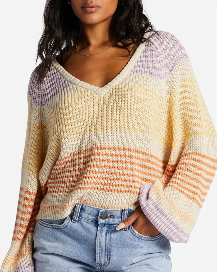 Billabong Sweaters Women Under The Sun Sweater Light Melon Billabong Sweaters Women Under The Sun Sweater Light Melon