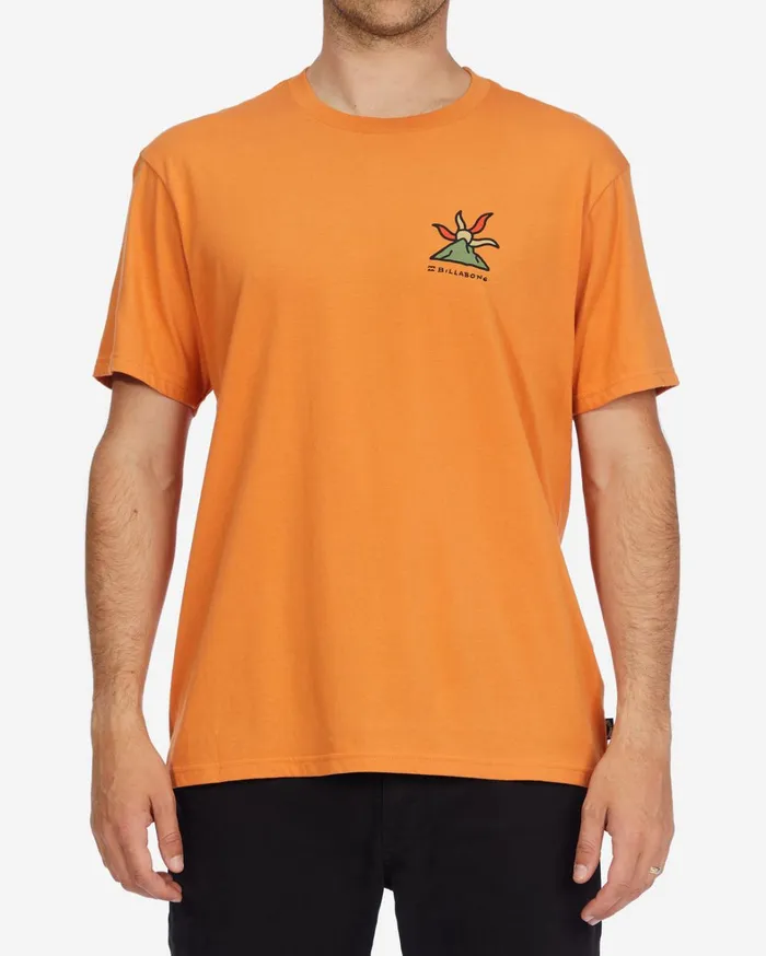 Billabong TShirts Men ADiv Shine Organic Short Sleeve TShirt Apricot