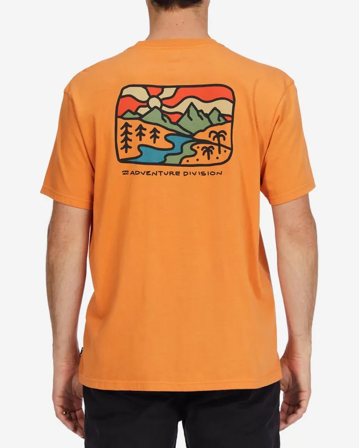 Billabong TShirts Men ADiv Shine Organic Short Sleeve TShirt Apricot Billabong TShirts Men ADiv Shine Organic Short Sleeve TShirt Apricot