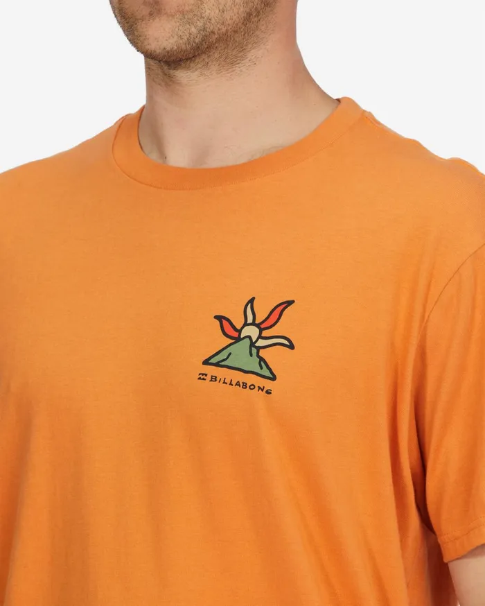 Billabong TShirts Men ADiv Shine Organic Short Sleeve TShirt Apricot Billabong TShirts Men ADiv Shine Organic Short Sleeve TShirt Apricot
