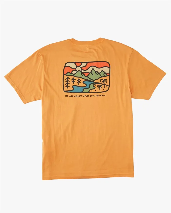 Billabong TShirts Men ADiv Shine Organic Short Sleeve TShirt Apricot Billabong TShirts Men ADiv Shine Organic Short Sleeve TShirt Apricot