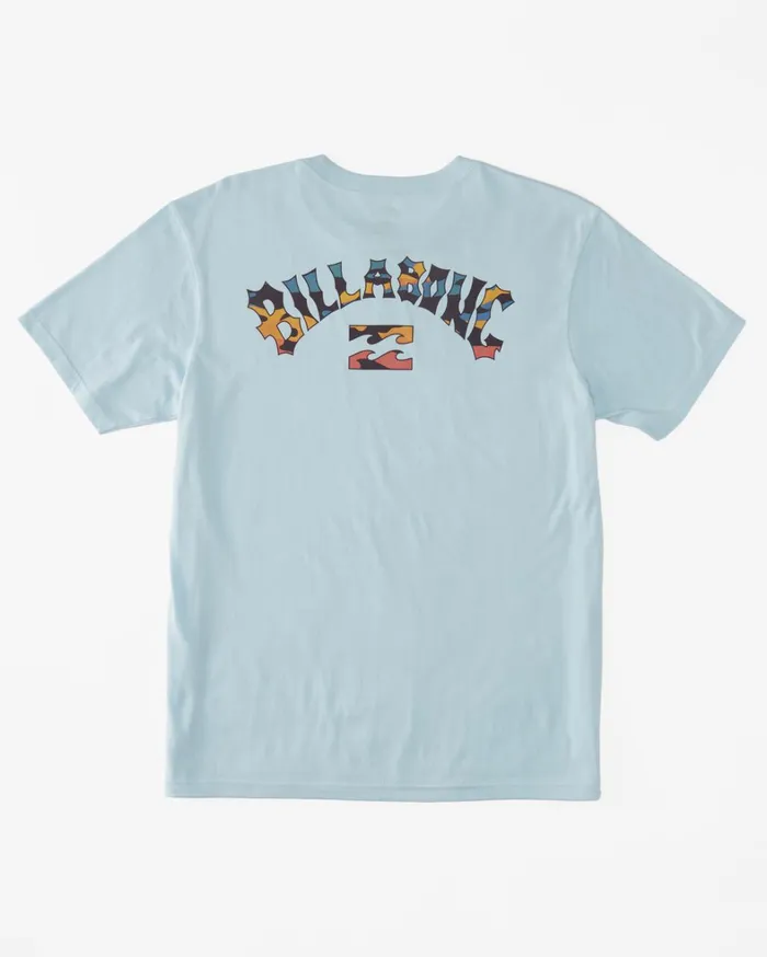 Billabong TShirts Men Arch Fill TShirt Coastal Blue Billabong TShirts Men Arch Fill TShirt Coastal Blue