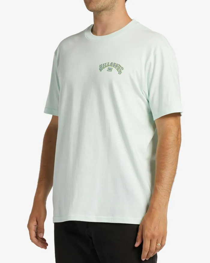 Billabong TShirts Men Arch Fill TShirt Seaglass Billabong TShirts Men Arch Fill TShirt Seaglass