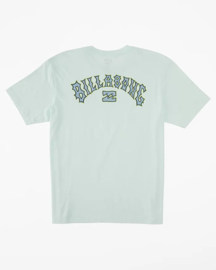 Billabong TShirts Men Arch Fill TShirt Seaglass Billabong TShirts Men Arch Fill TShirt Seaglass