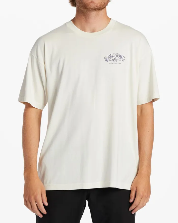 Billabong TShirts Men Arch Wave TShirt Off White